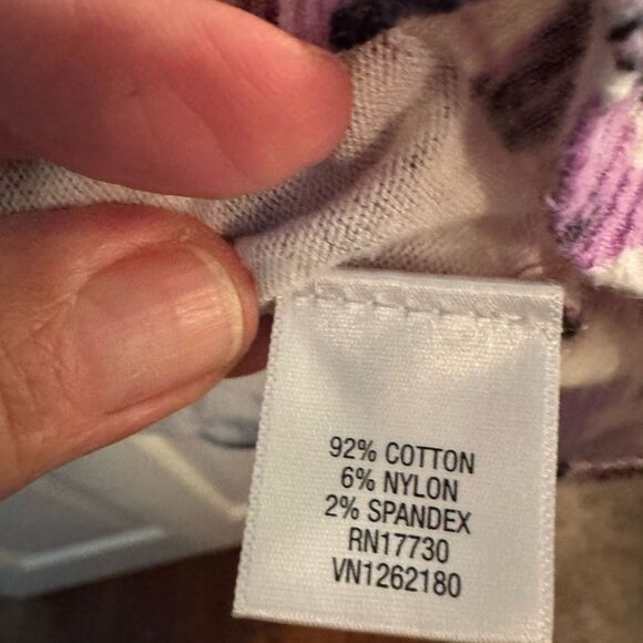 Merona long sleeved button down sweater. Colorful for spring XXL - Picture 5 of 9